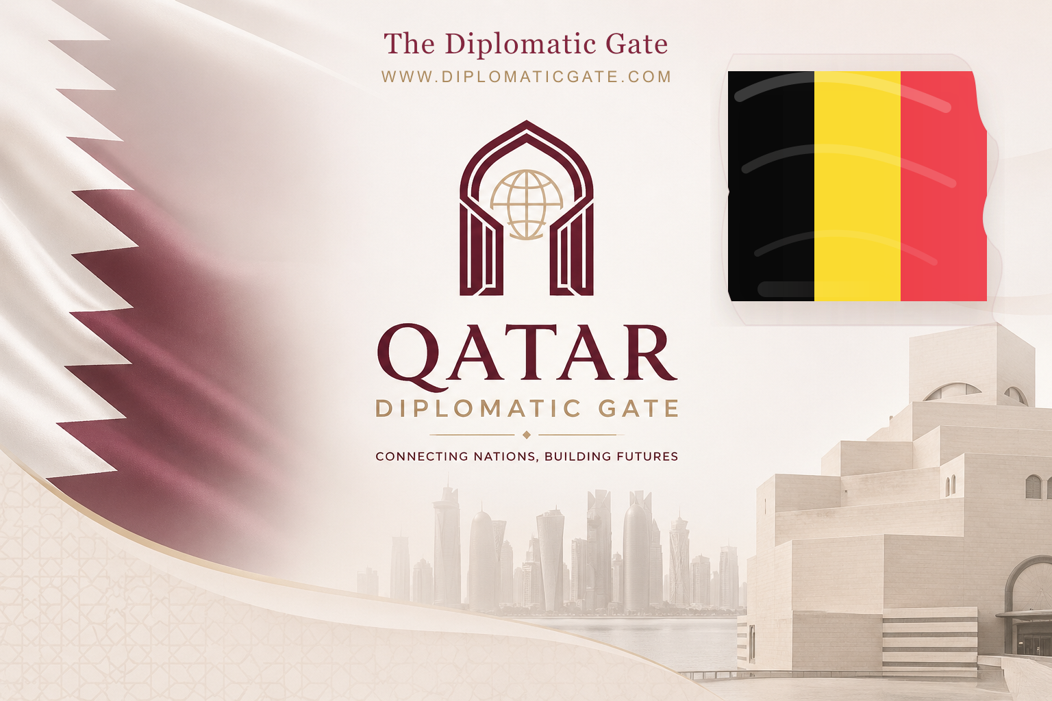 Impact of regional conflict on Belgium-Qatar links.
